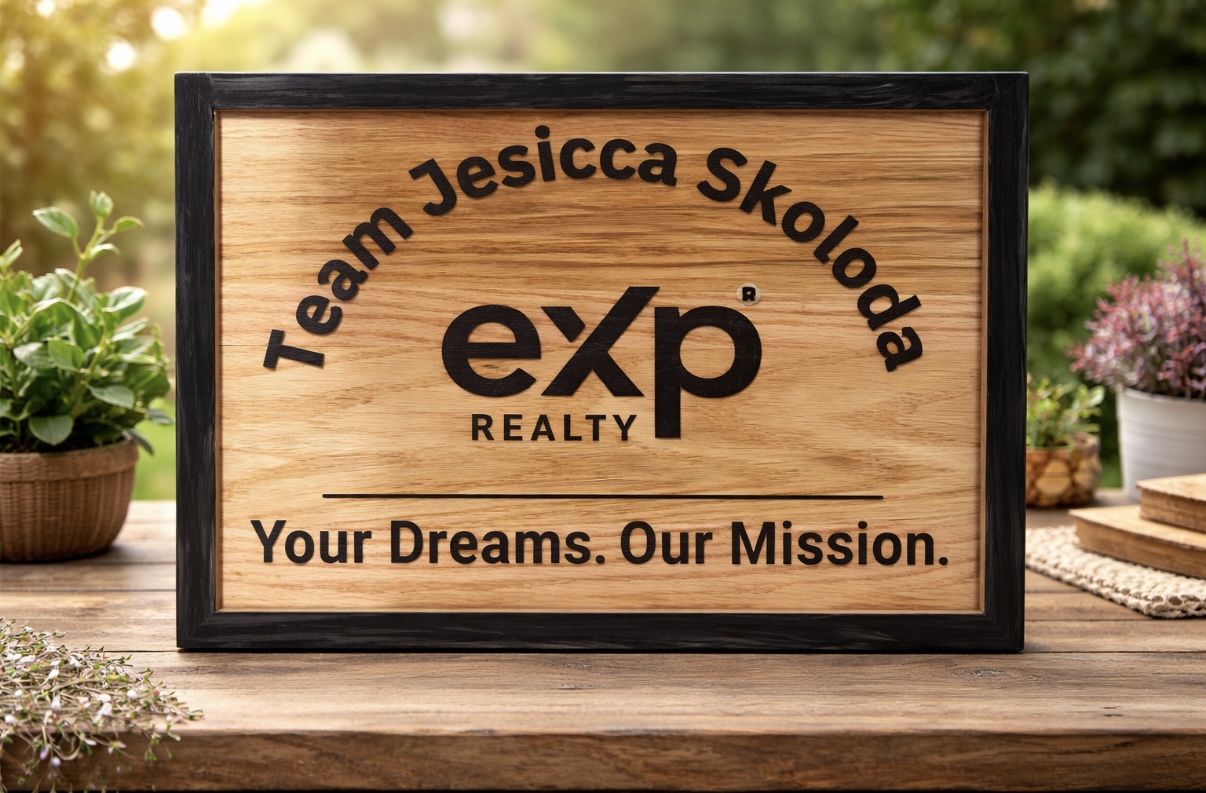 Custom CNC-carved wooden business sign